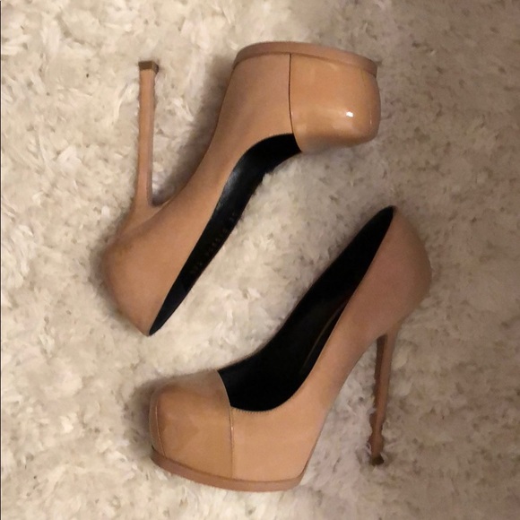 Ysl cap toe tribute pumps - Picture 2 of 7